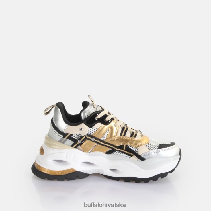 zlatno/srebrno/crno Buffalo triplet hollow trainer low vegan |tenisice TDD6T129